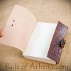 Leather-Bound Medieval Tree of Life Journal with Lock