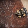 Leather-Bound Medieval Tree of Life Journal with Lock