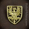 Large Eagle Shield Belt Studs / Conchos - Set of 5