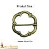 Brass Medium Furspan Buckle