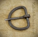 Antiqued Steel D-Ring Buckle - Medium