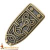 Antiqued Brass Viking Belt Chape