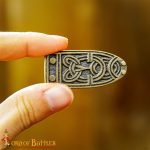 Antiqued Brass Viking Belt Chape