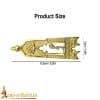 Medieval Brass Belt Chape