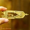 Medieval Brass Belt Chape