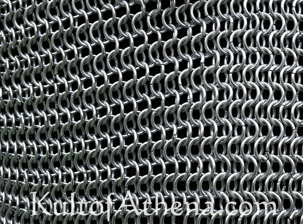 BRZM Chainmail Lorica Hamata - Butted Zinc Plated Mild Steel