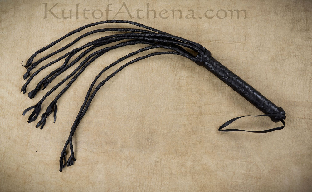 Leather Cat O' Nine Tails Whip