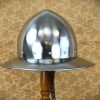 14th Century Kettle Helm - 16 Gauge Steel