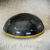 Horn Bowl with Brass Trim