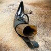 Small Drinking Horn with Leather Belt Frog