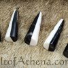 Two- Color Horn Toggles - Set of 5