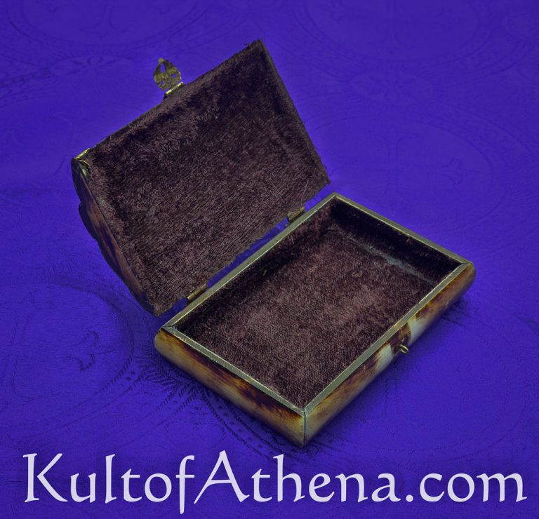 Polished Bone and Brass Jewelry Box