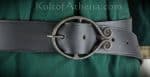Dark Age / Medieval Belt with Hand Forged Iron Belt Buckle