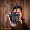 Large Leather Sword or Axe Frog