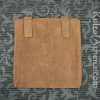 Large Brown Suede Leather Belt Pouch