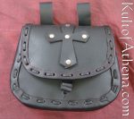Paladin Pouch - Black Leather