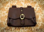 Messenger Pouch - Brown Leather