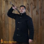 Lord of Battles - Modifiable Gambeson with Optional Half-Sleeves - Black