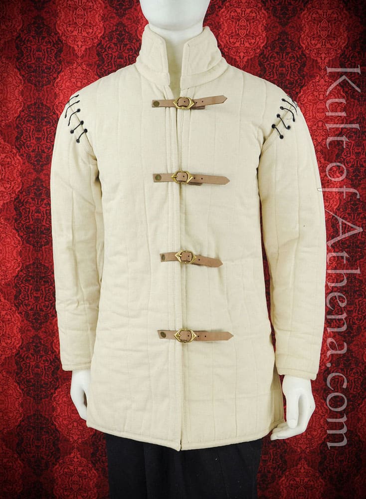 Modifiable Gambeson with Optional Half-Sleeves - Natural