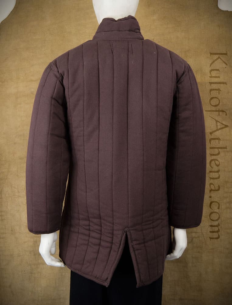 Laced-Front Gambeson - Brown