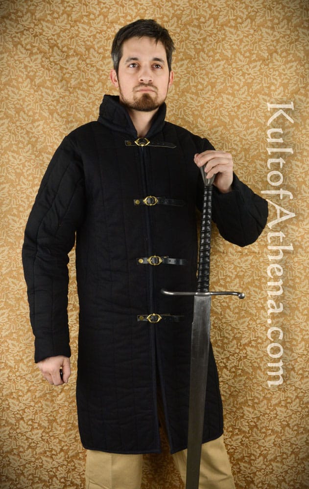 Front-Buckled Gambeson - Black