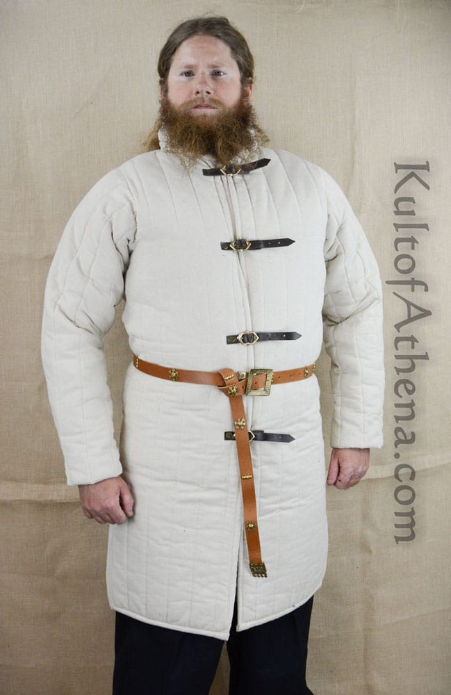 Front-Buckled Gambeson - Natural