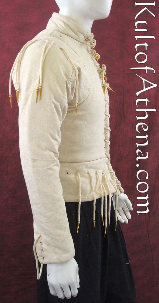 15th Century Arming Doublet - Natural