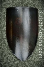 Blackened Steel Heater Shield - 16 Gauge Steel