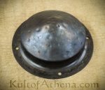 Conical Shield Boss - 16 Gauge - Hand Hammered Finish