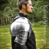 Knight's Pauldrons - 18 Gauge Steel