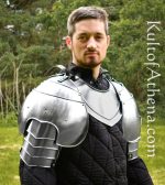 Knight's Pauldrons - 18 Gauge Steel