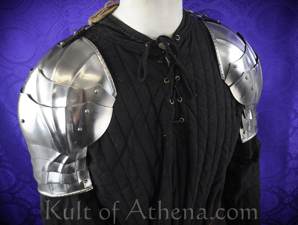 Details about   Gothic Pauldrons solder armour parts Gothic style fluted Replica shoulder armour 