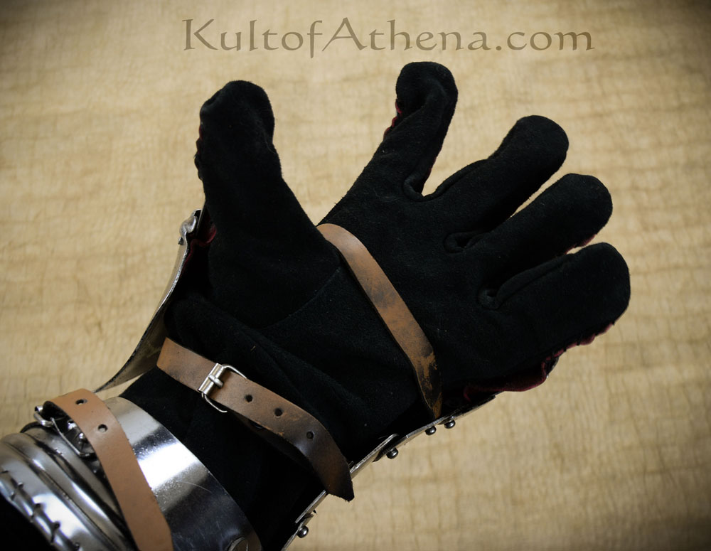Medieval Knight Gauntlets Gothic Gauntlet Gloves Heavy 16 Gauge 