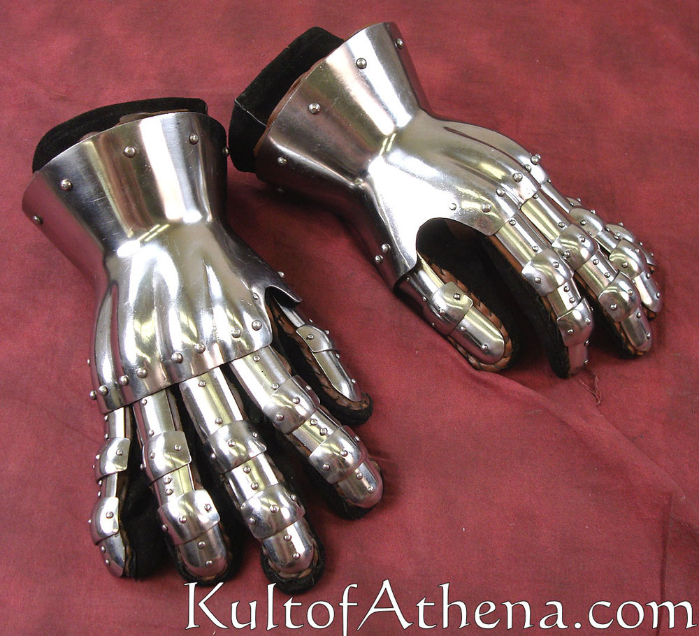 14th Century Hour Glass Gauntlets