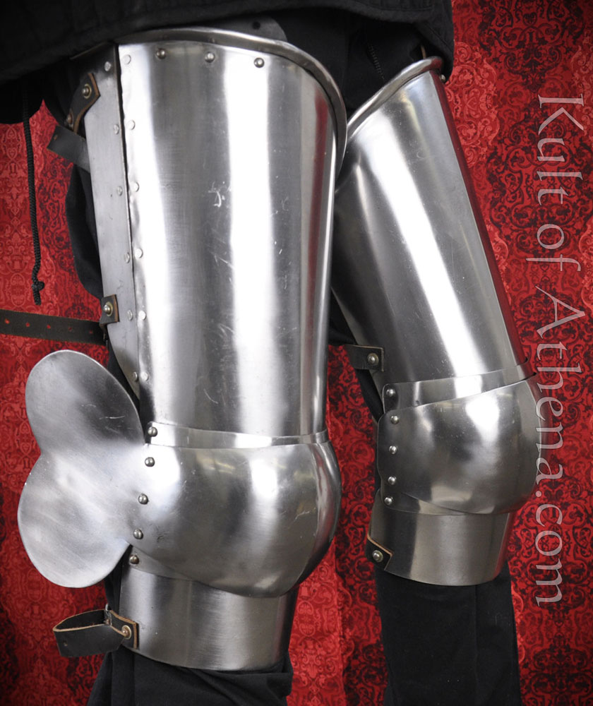 Italian Milanese Style Leg Armor - Cuisse and Poleyn