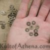 Antiqued Brass Washers for Riveting - Set of 50