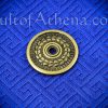 Brass Laurel-Leaf Medallions - Set of 10