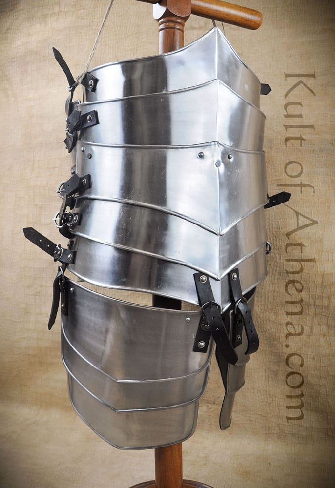 Woman's Torso Armor - Lower Torso Armor and Tassets - 20 Gauge Steel