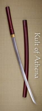 Musha Red Stained Shirasaya Katana Standard Grade