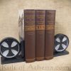 Carved Soapstone Bookends - Cross of the Knightly Orders