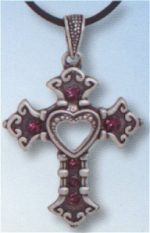 Heart Cross Pendant