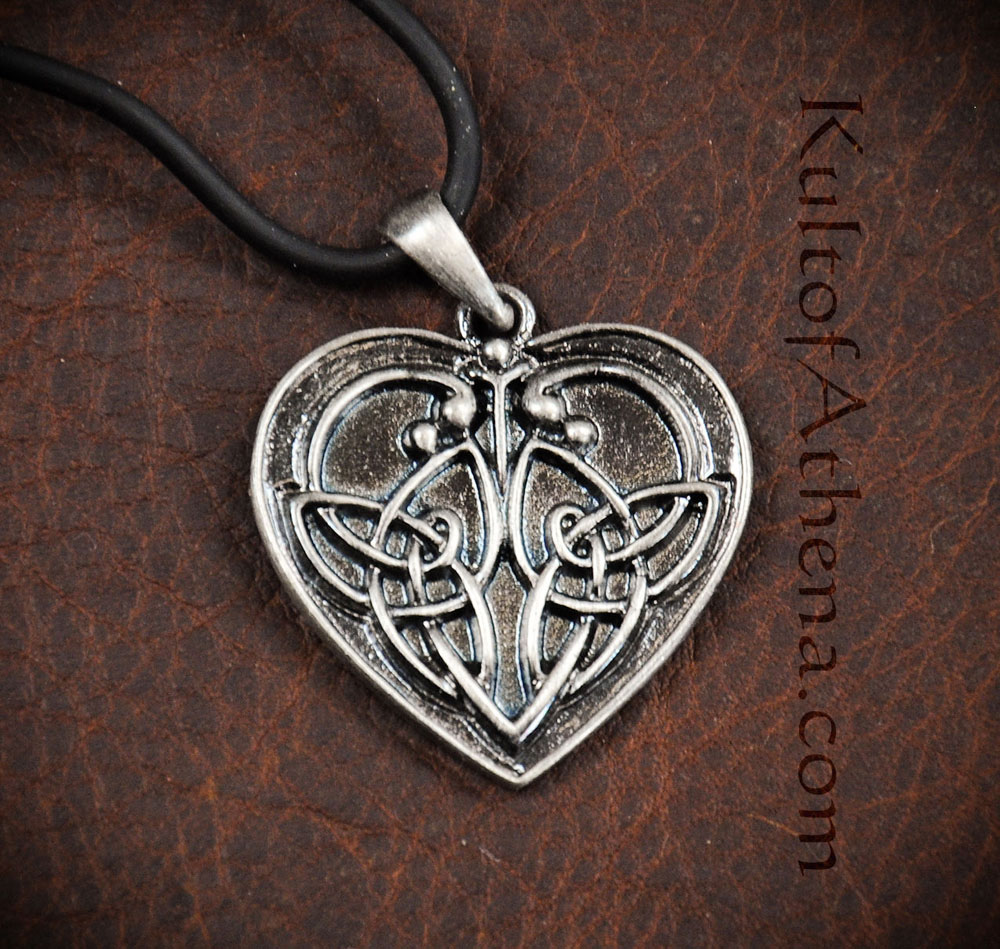 Celtic Knotwork Heart Pendant
