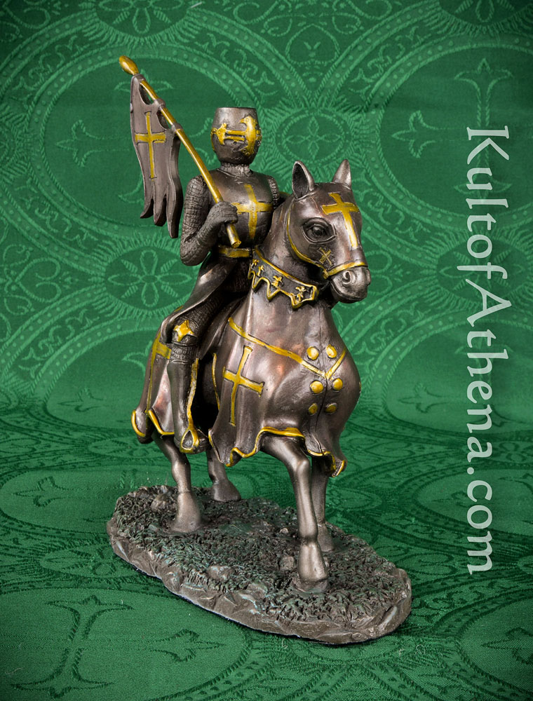 Crusading Knight on Horseback Statue
