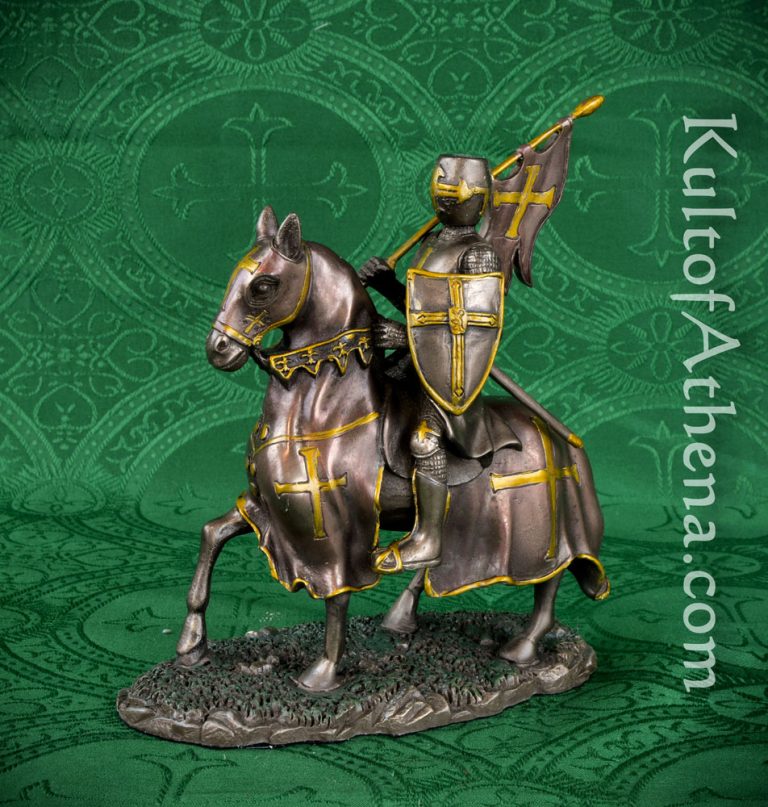 Crusading Knight on Horseback Statue