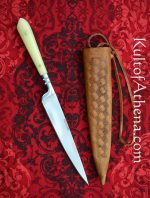 Medieval Bone-Grip Utility Knife