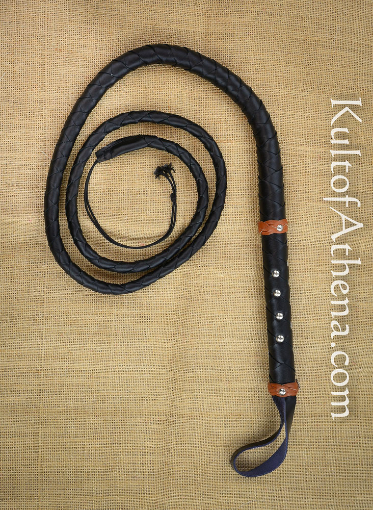 Leather Bull Whip - 5 Feet long