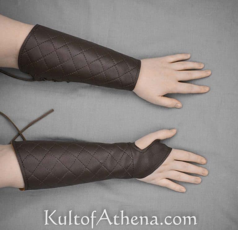 Archer's Leather Gauntlets - For Right-Handed Archer