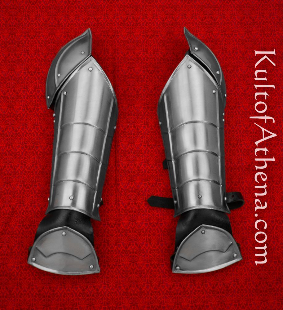 Steel Bracers with Elbow Protection - 20 Gauge