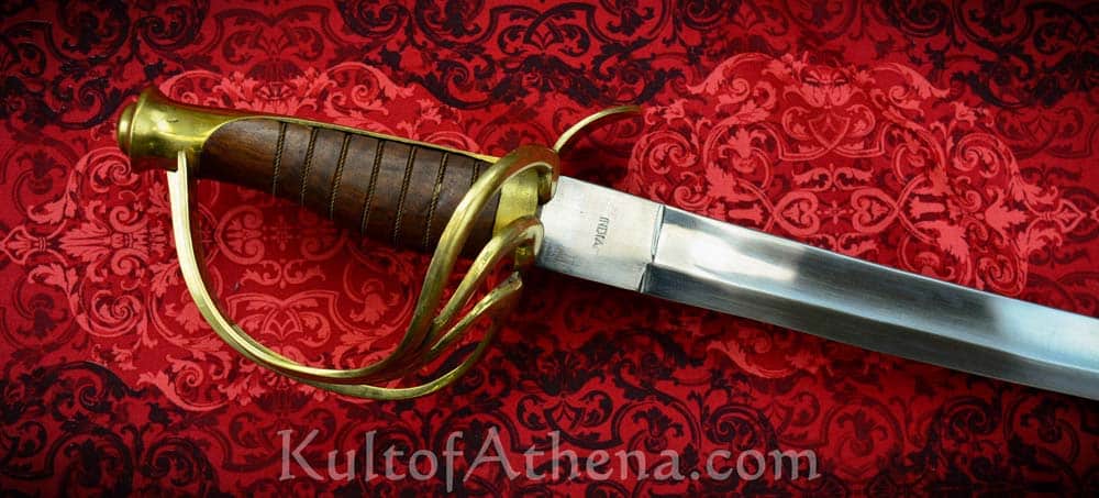 US 1860 Cavalry Saber - Steel and Brass Scabbard
