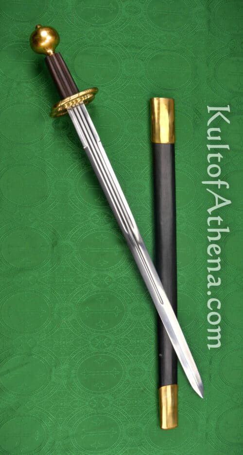 German Landsknecht Katzbalger Sword with Brass Hilt